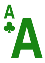 A of clubs