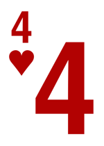 4 of hearts