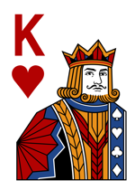 K of hearts