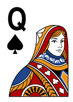 Q of spades